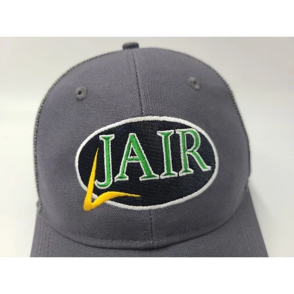 Jair Carhartt Mesh Trucker Snapback Hat Cap Workwear Casual Men Women Blue Gray - Picture 4 of 11